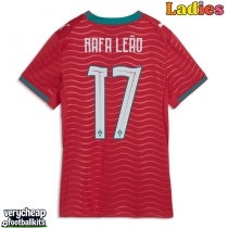 Portugal Rafael Leao #17 Replica Home Shirt Ladies World Cup 2026 Short Sleeve